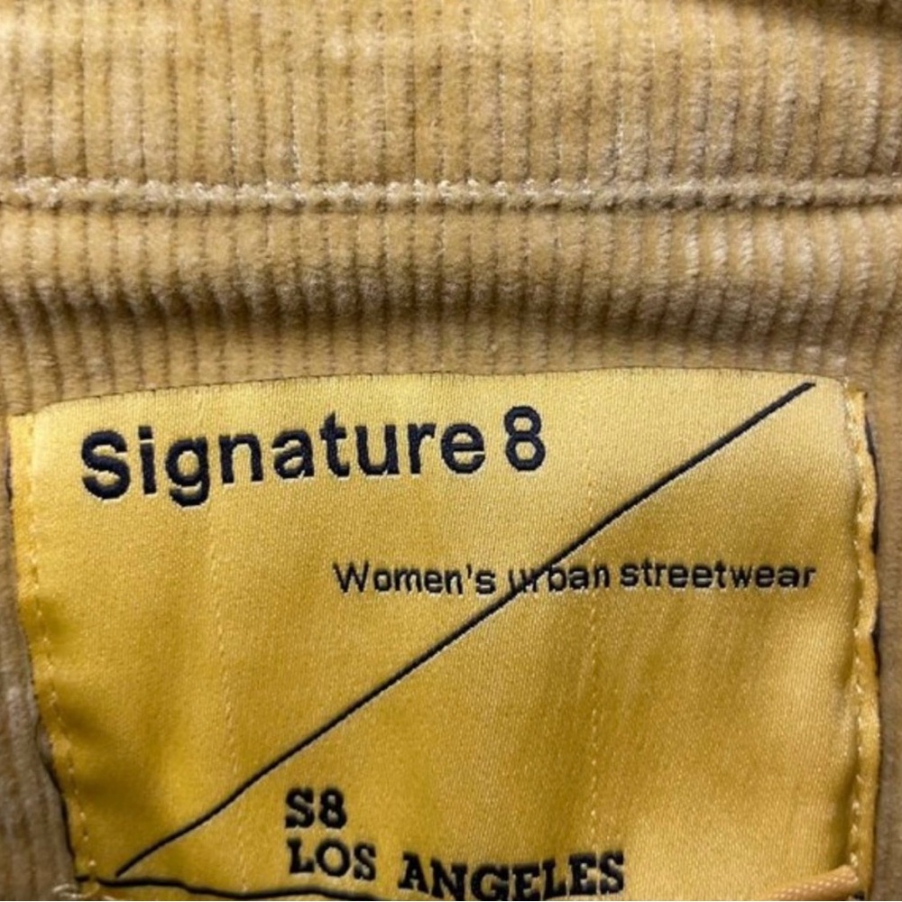 Signature8 Los Angeles Bumblebee Corduroy Yellow Jumpsuit New S Mustard Utility - Picture 5 of 8